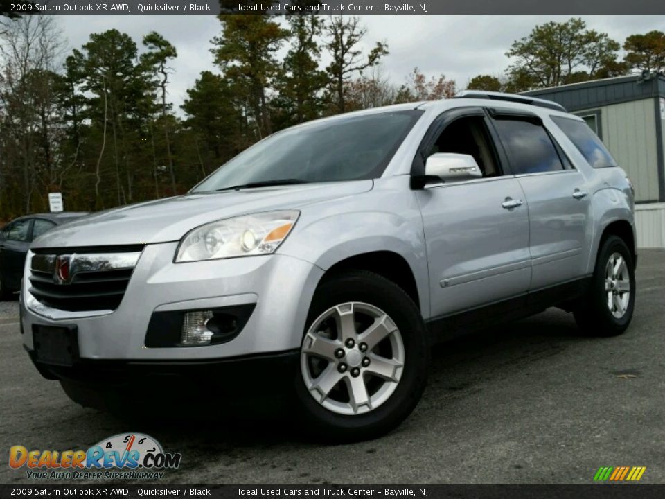 2009 Saturn Outlook XR AWD Quicksilver / Black Photo #1