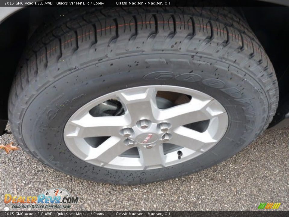2015 GMC Acadia SLE AWD Quicksilver Metallic / Ebony Photo #3