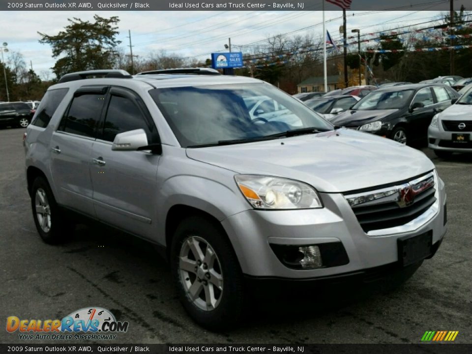 2009 Saturn Outlook XR AWD Quicksilver / Black Photo #5