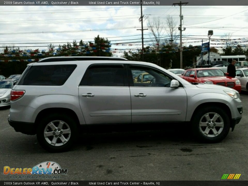 2009 Saturn Outlook XR AWD Quicksilver / Black Photo #6
