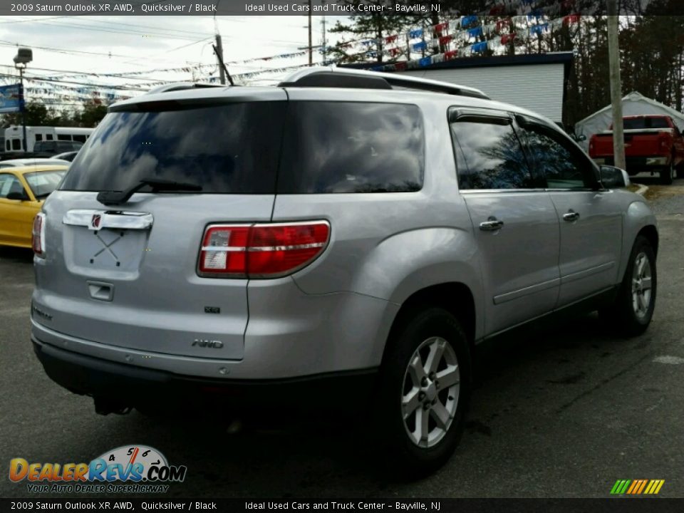 2009 Saturn Outlook XR AWD Quicksilver / Black Photo #14