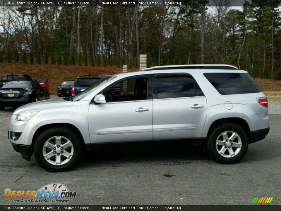 2009 Saturn Outlook XR AWD Quicksilver / Black Photo #19