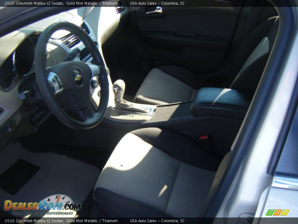 2010 Chevrolet Malibu LS Sedan Gold Mist Metallic / Titanium Photo #10