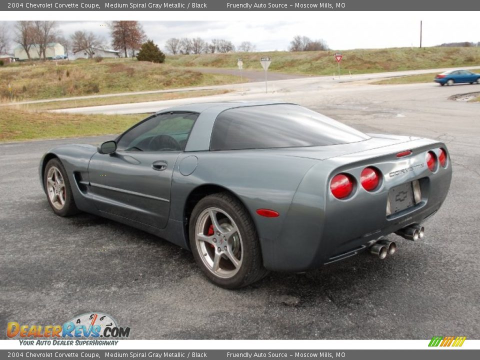 2004 Chevrolet Corvette Coupe Medium Spiral Gray Metallic / Black Photo #7