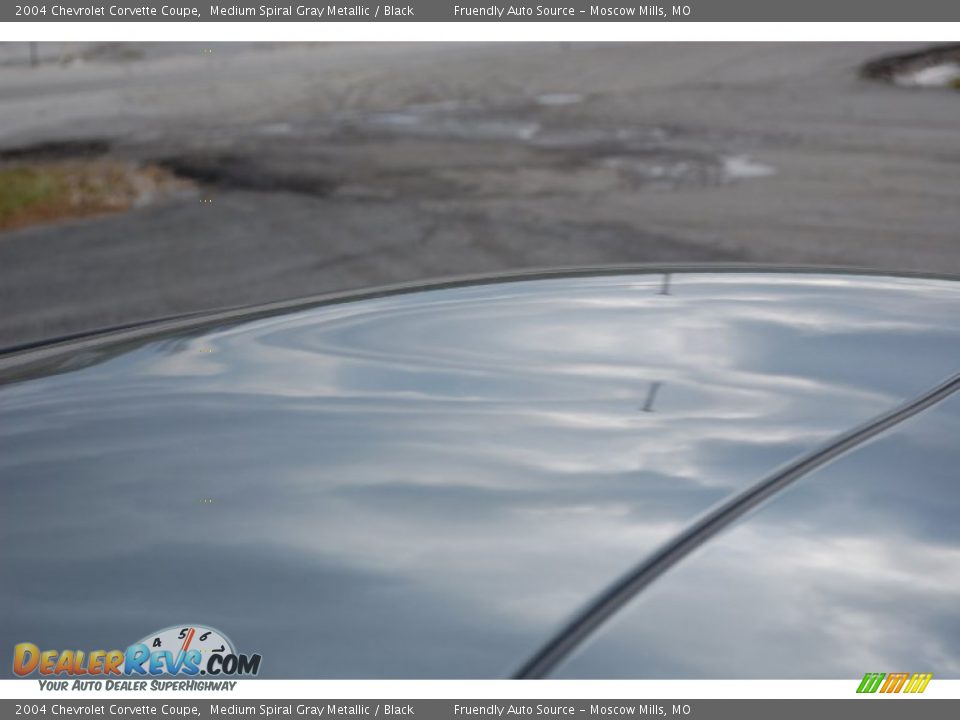 2004 Chevrolet Corvette Coupe Medium Spiral Gray Metallic / Black Photo #10