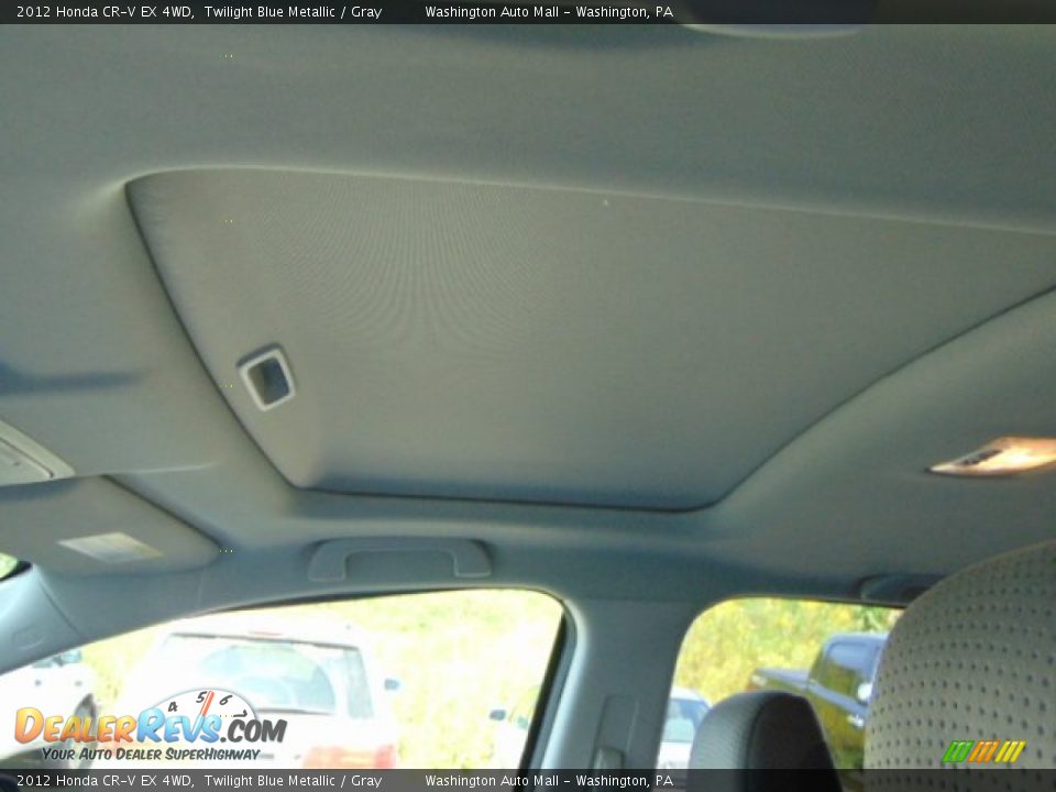 2012 Honda CR-V EX 4WD Twilight Blue Metallic / Gray Photo #11