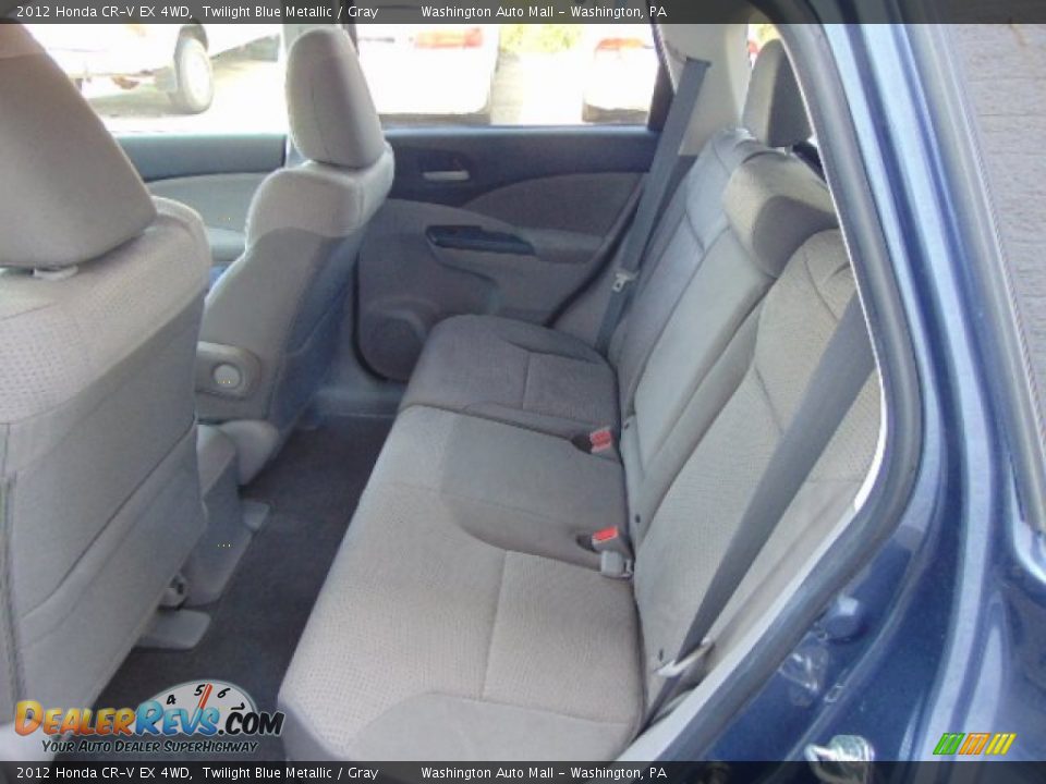2012 Honda CR-V EX 4WD Twilight Blue Metallic / Gray Photo #17