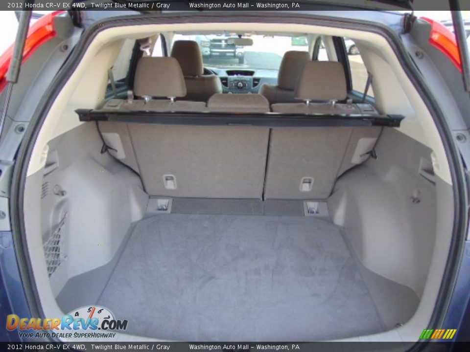 2012 Honda CR-V EX 4WD Twilight Blue Metallic / Gray Photo #18