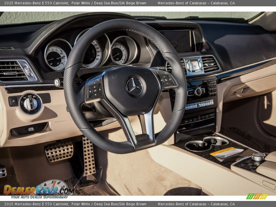 Dashboard of 2015 Mercedes-Benz E 550 Cabriolet Photo #5