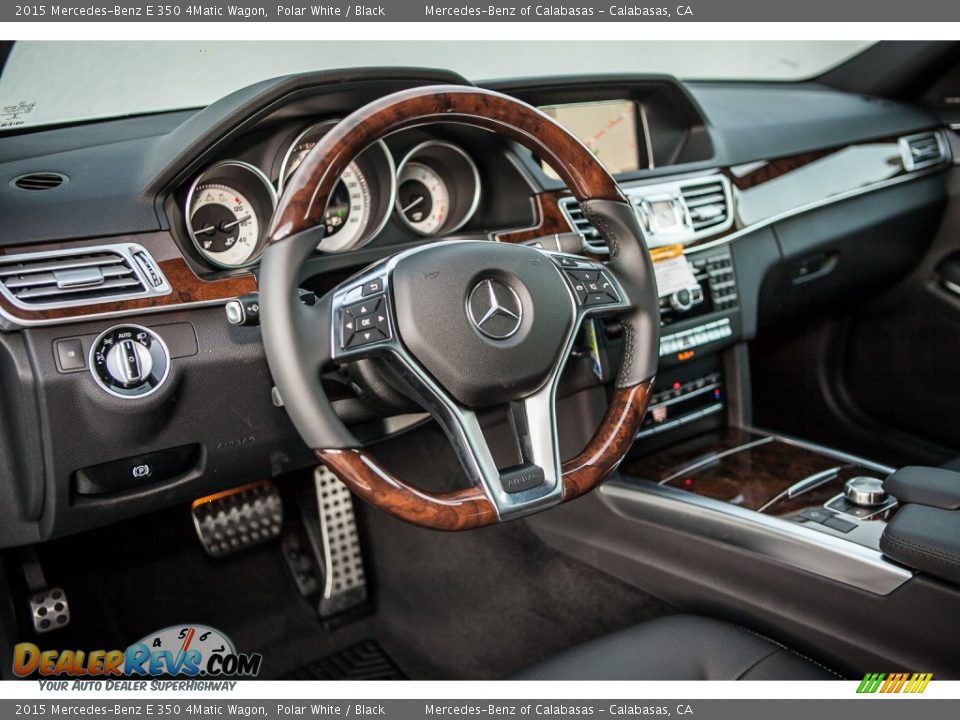 Dashboard of 2015 Mercedes-Benz E 350 4Matic Wagon Photo #5