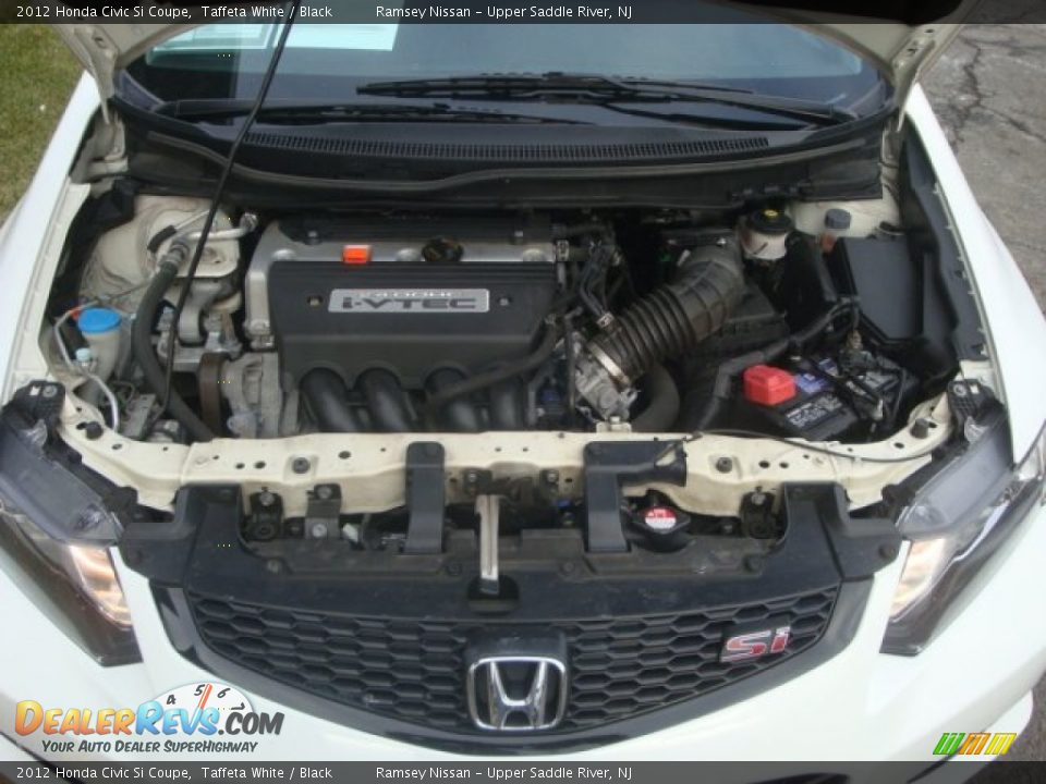 2012 Honda Civic Si Coupe Taffeta White / Black Photo #23