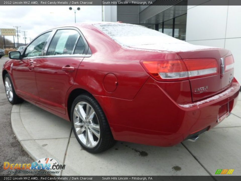 2012 Lincoln MKZ AWD Red Candy Metallic / Dark Charcoal Photo #3