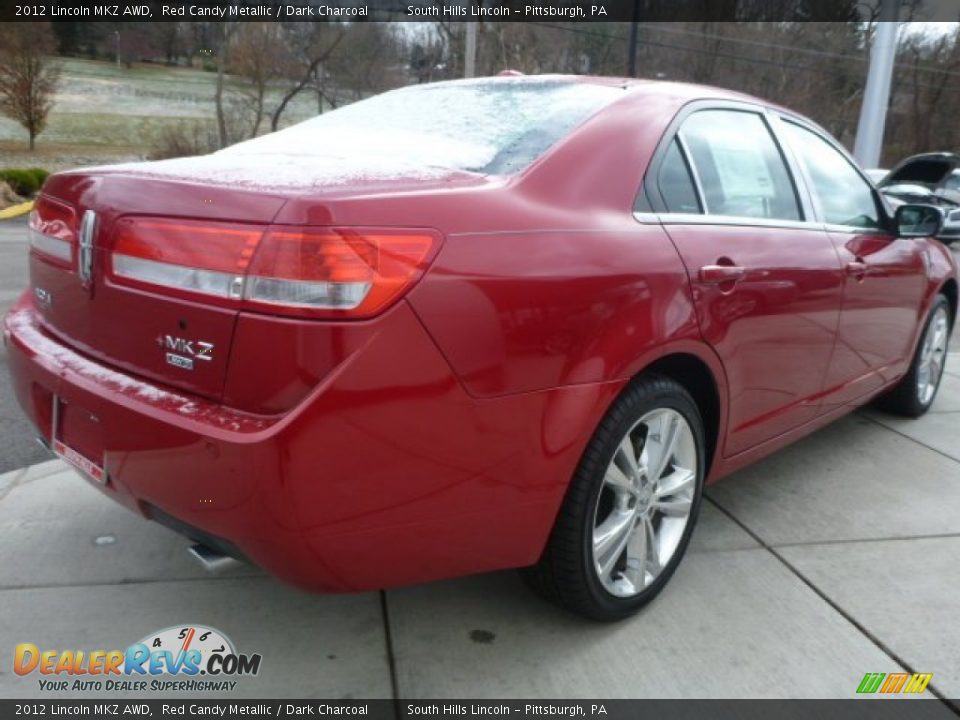 2012 Lincoln MKZ AWD Red Candy Metallic / Dark Charcoal Photo #5