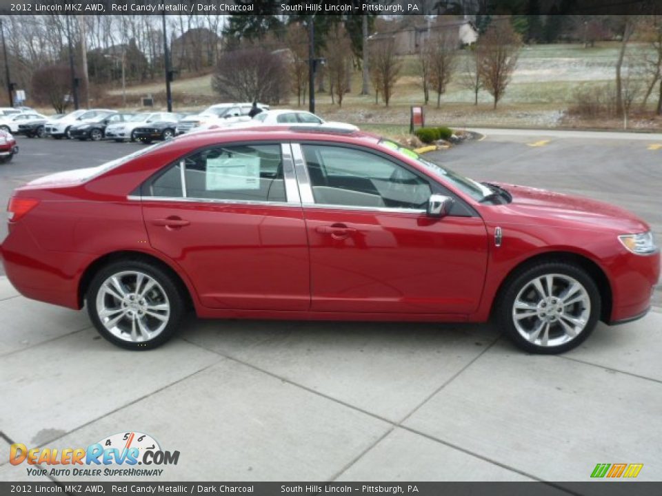 2012 Lincoln MKZ AWD Red Candy Metallic / Dark Charcoal Photo #6