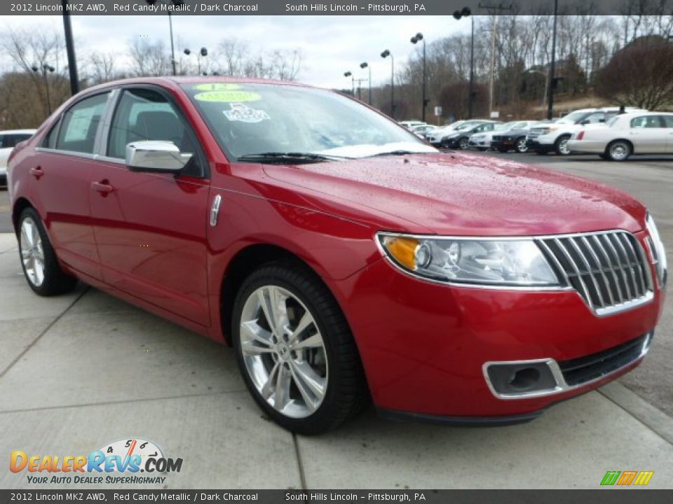 2012 Lincoln MKZ AWD Red Candy Metallic / Dark Charcoal Photo #11