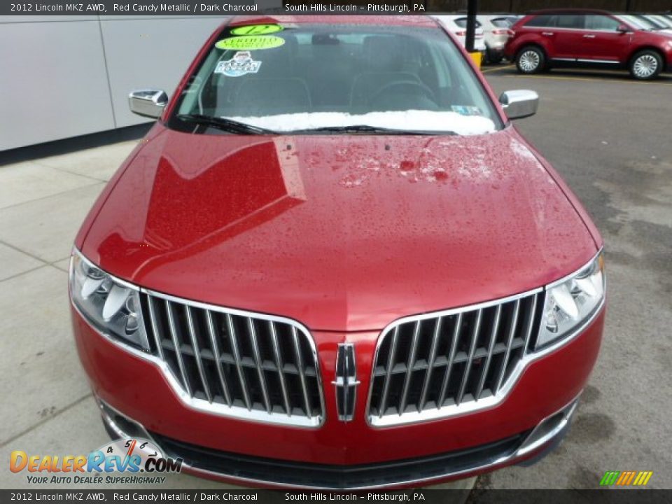2012 Lincoln MKZ AWD Red Candy Metallic / Dark Charcoal Photo #12