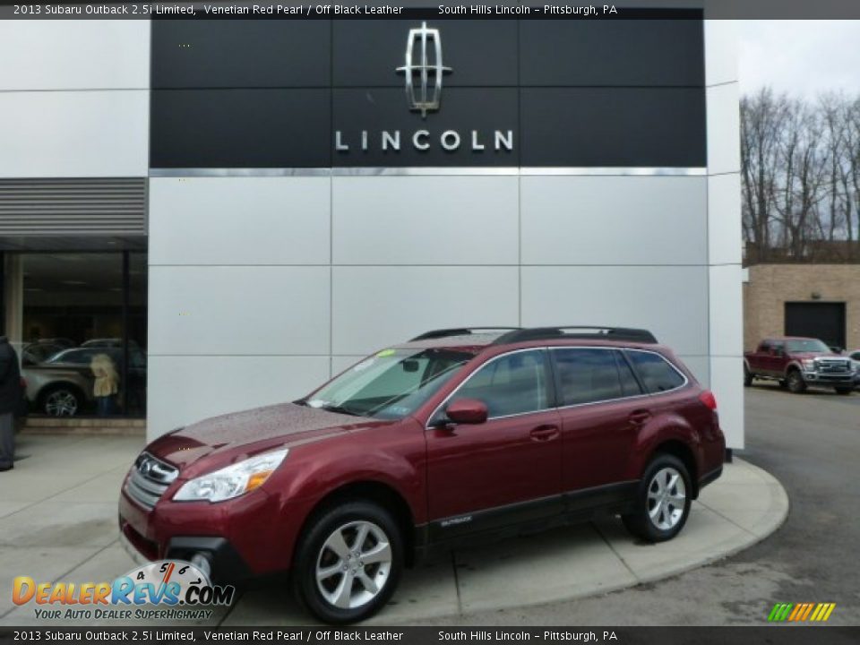 2013 Subaru Outback 2.5i Limited Venetian Red Pearl / Off Black Leather Photo #1