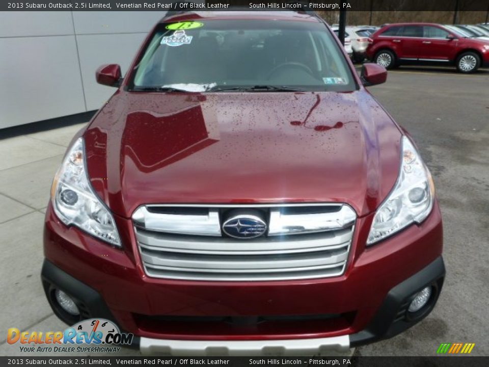2013 Subaru Outback 2.5i Limited Venetian Red Pearl / Off Black Leather Photo #11