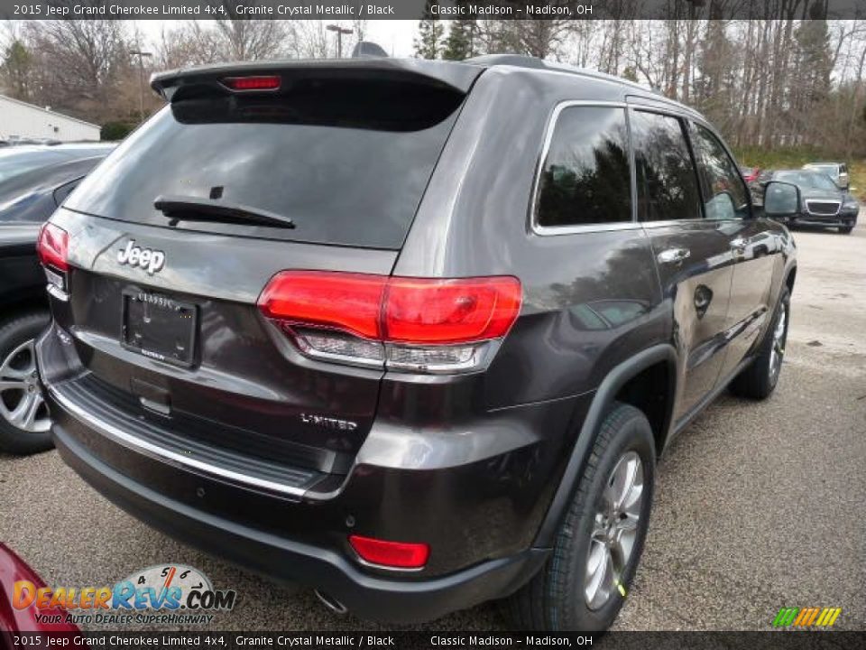 2015 Jeep Grand Cherokee Limited 4x4 Granite Crystal Metallic / Black Photo #2