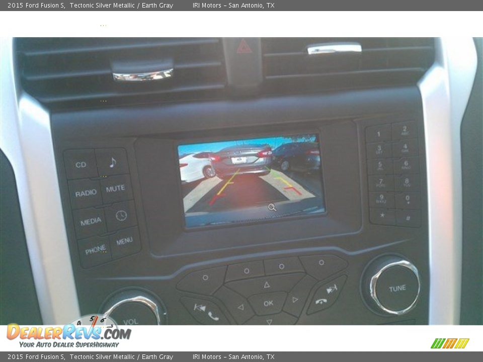 2015 Ford Fusion S Tectonic Silver Metallic / Earth Gray Photo #13
