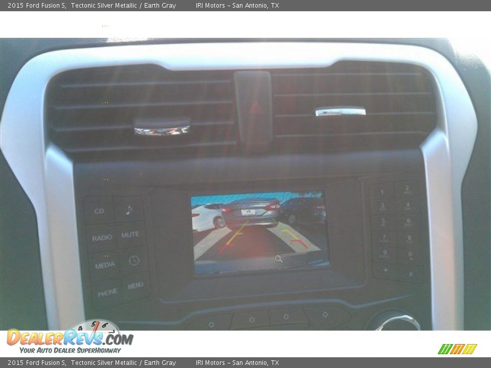 2015 Ford Fusion S Tectonic Silver Metallic / Earth Gray Photo #14