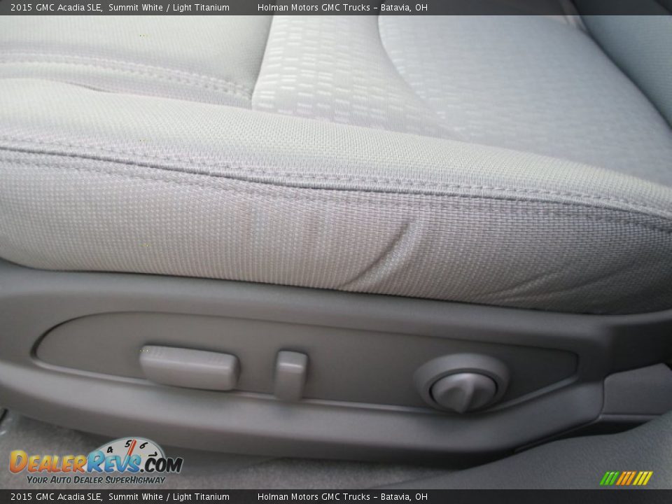 2015 GMC Acadia SLE Summit White / Light Titanium Photo #6