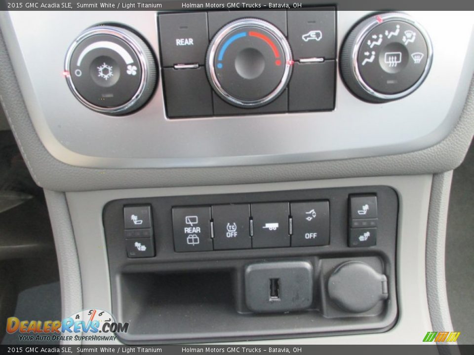 2015 GMC Acadia SLE Summit White / Light Titanium Photo #12