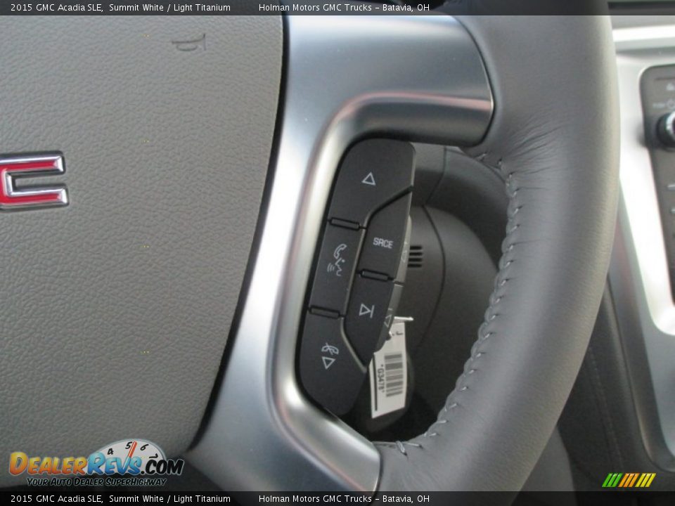 2015 GMC Acadia SLE Summit White / Light Titanium Photo #15