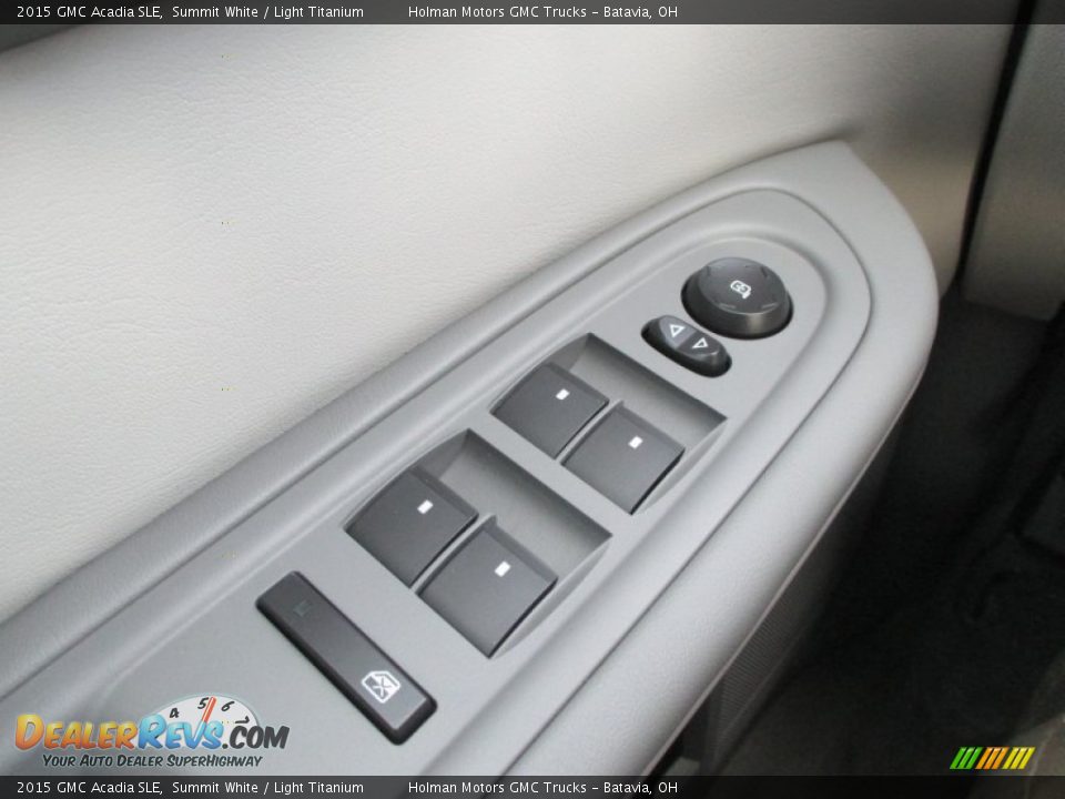 2015 GMC Acadia SLE Summit White / Light Titanium Photo #18