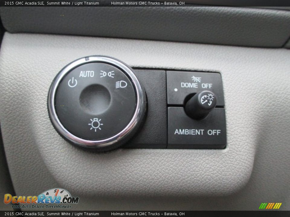 2015 GMC Acadia SLE Summit White / Light Titanium Photo #19
