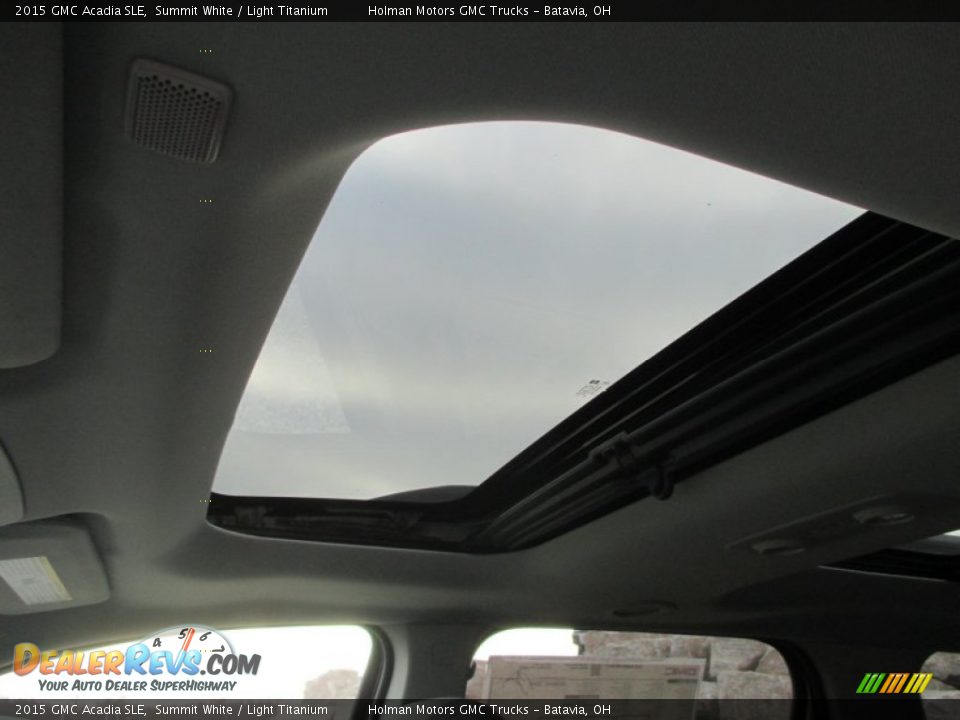 2015 GMC Acadia SLE Summit White / Light Titanium Photo #22