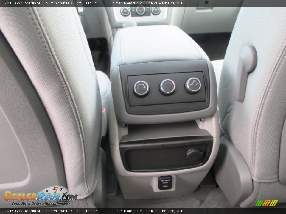 2015 GMC Acadia SLE Summit White / Light Titanium Photo #24