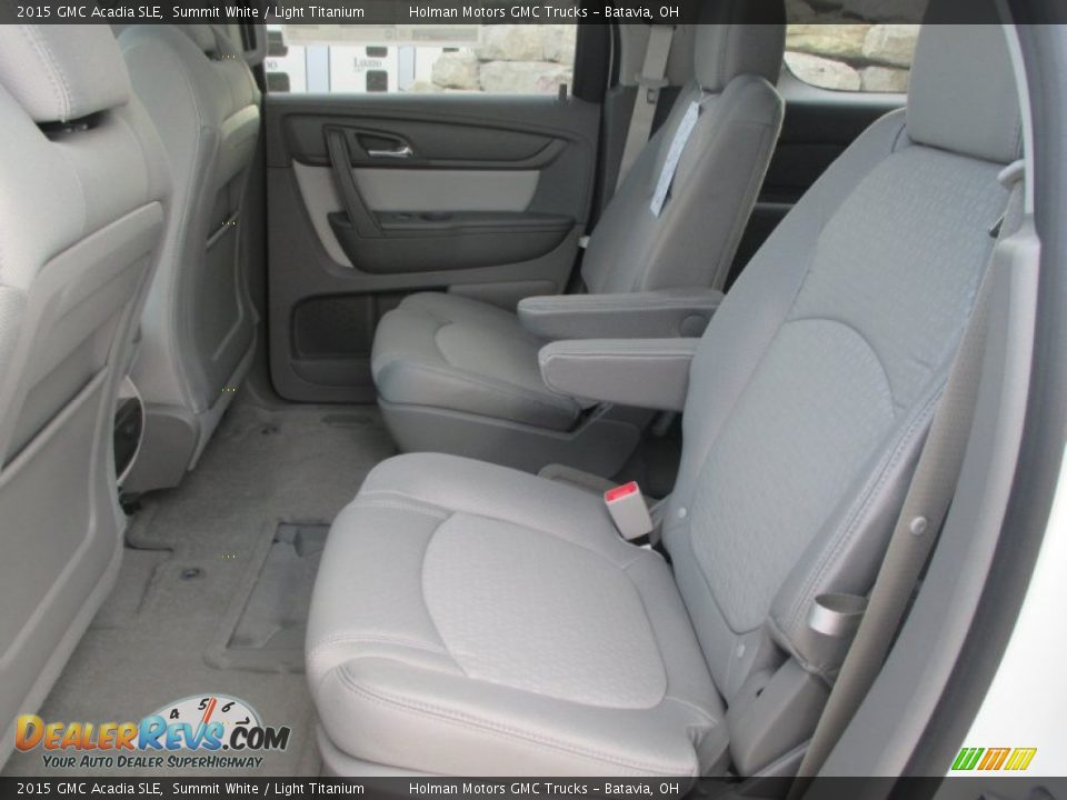 2015 GMC Acadia SLE Summit White / Light Titanium Photo #25