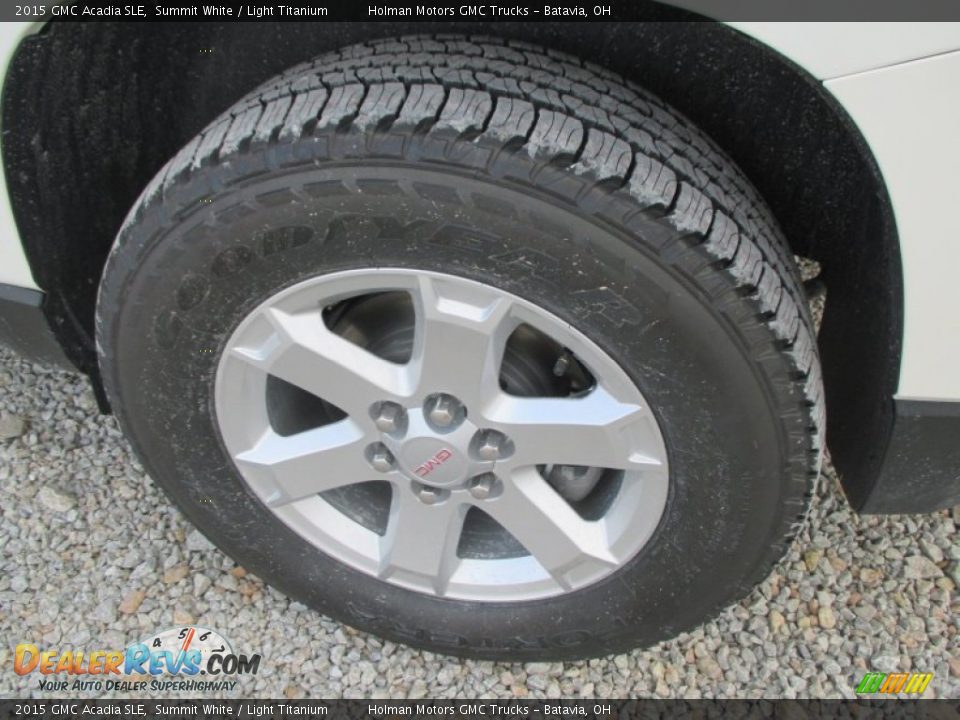 2015 GMC Acadia SLE Summit White / Light Titanium Photo #26