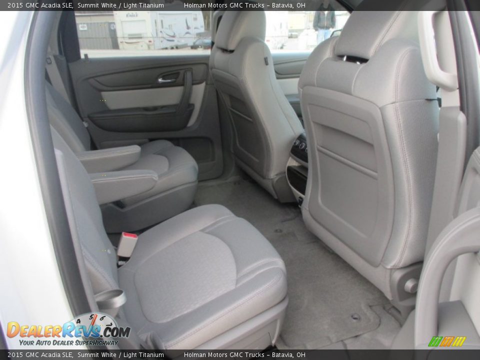 2015 GMC Acadia SLE Summit White / Light Titanium Photo #32