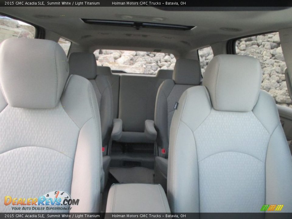 2015 GMC Acadia SLE Summit White / Light Titanium Photo #35