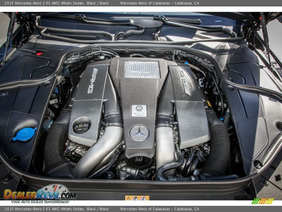 2015 Mercedes-Benz S 63 AMG 4Matic Sedan 5.5 Liter AMG biturbo DOHC 32-Valve VVT V8 Engine Photo #9