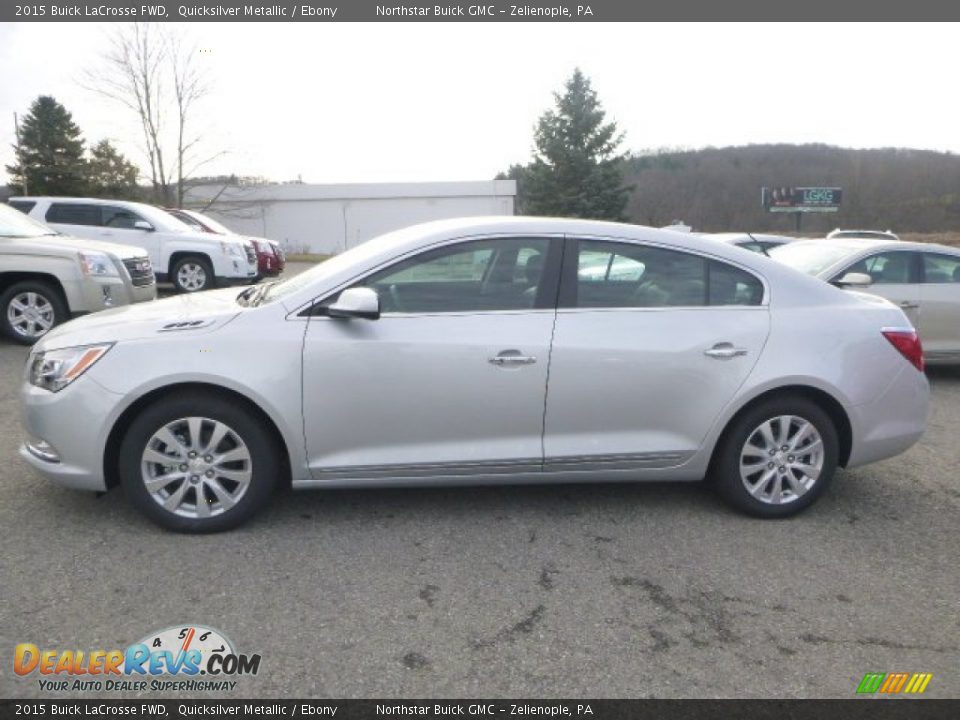 2015 Buick LaCrosse FWD Quicksilver Metallic / Ebony Photo #2