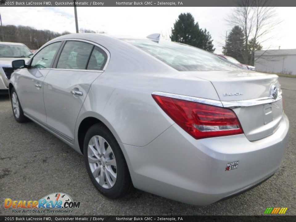 2015 Buick LaCrosse FWD Quicksilver Metallic / Ebony Photo #3