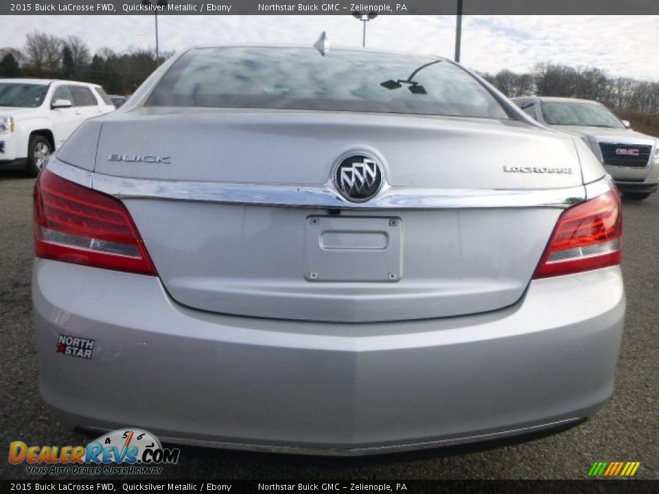 2015 Buick LaCrosse FWD Quicksilver Metallic / Ebony Photo #4