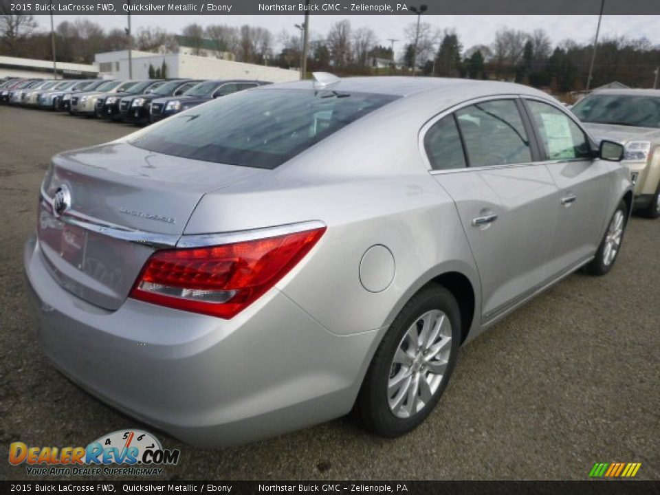 2015 Buick LaCrosse FWD Quicksilver Metallic / Ebony Photo #5