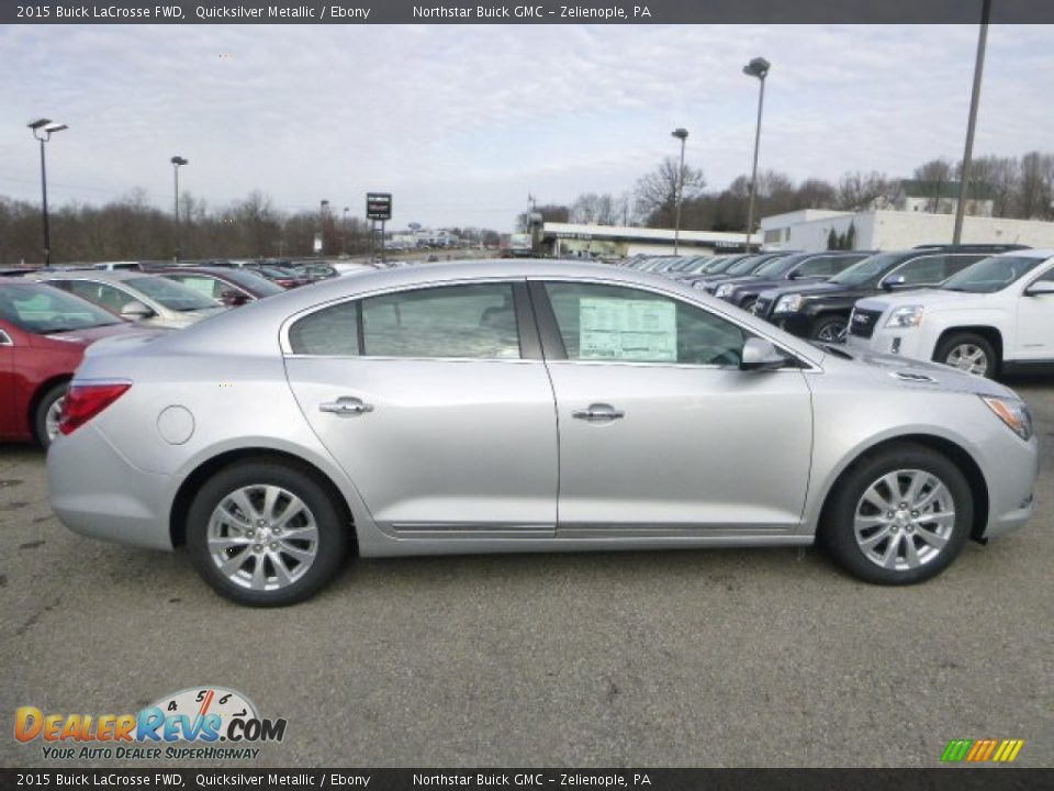 2015 Buick LaCrosse FWD Quicksilver Metallic / Ebony Photo #6