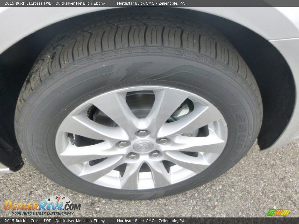 2015 Buick LaCrosse FWD Quicksilver Metallic / Ebony Photo #9
