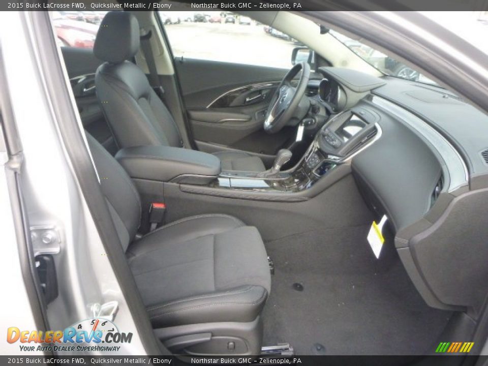 2015 Buick LaCrosse FWD Quicksilver Metallic / Ebony Photo #10