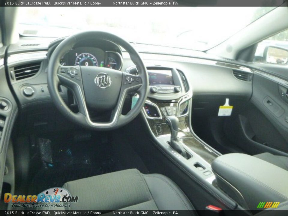 2015 Buick LaCrosse FWD Quicksilver Metallic / Ebony Photo #14