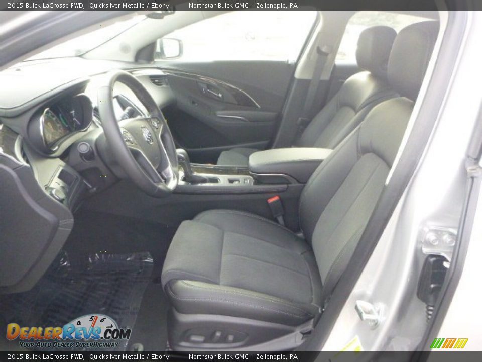 2015 Buick LaCrosse FWD Quicksilver Metallic / Ebony Photo #16