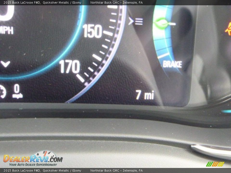 2015 Buick LaCrosse FWD Quicksilver Metallic / Ebony Photo #20