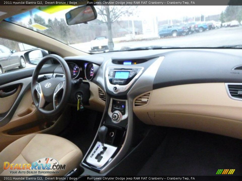 2011 Hyundai Elantra GLS Desert Bronze / Beige Photo #11