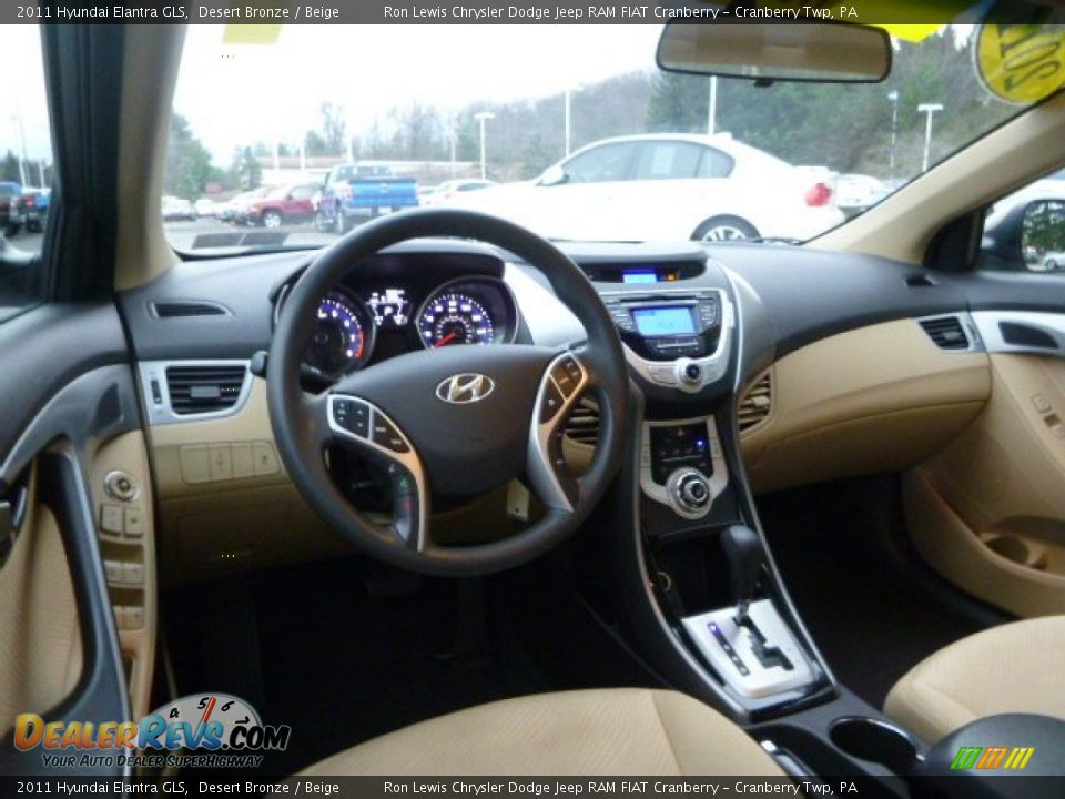 2011 Hyundai Elantra GLS Desert Bronze / Beige Photo #14
