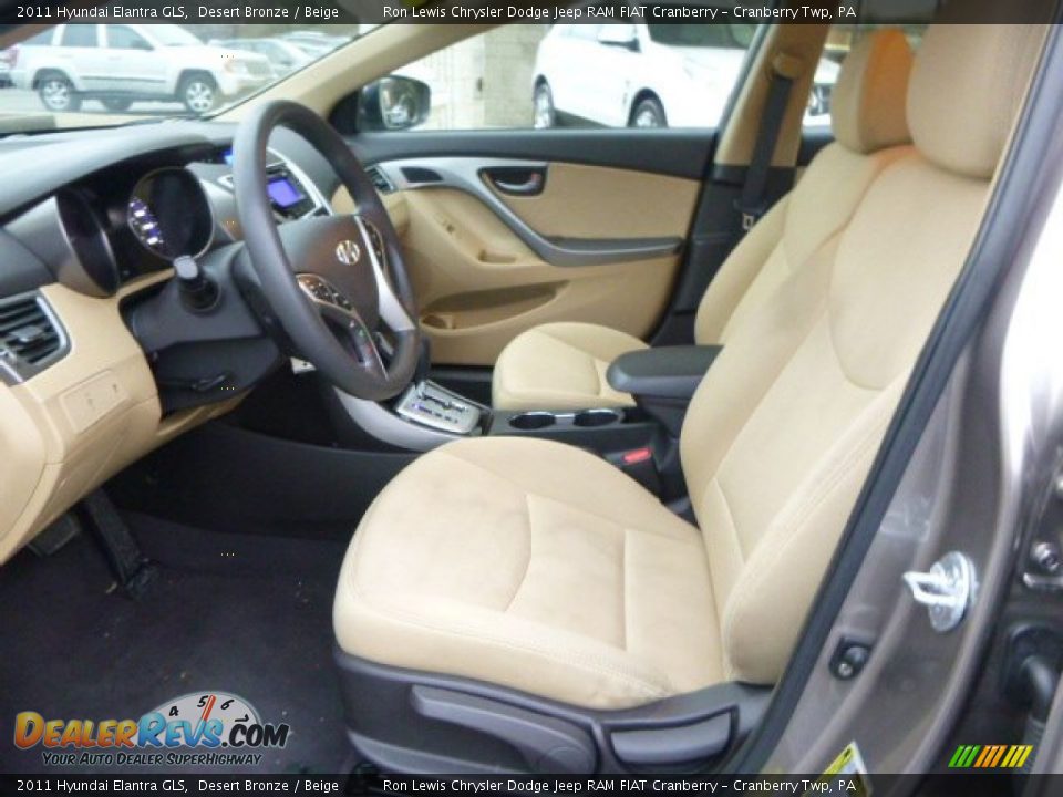 2011 Hyundai Elantra GLS Desert Bronze / Beige Photo #17